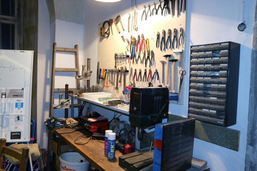 kleine Werkbank